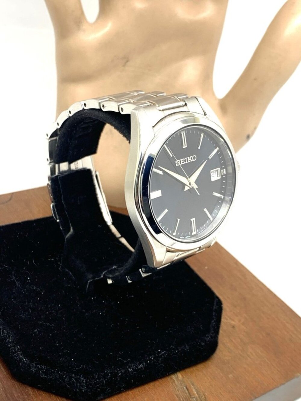 Seiko Men's Watch SUR309 Quartz Blue Dial Date Silver Stainless Steel 40mm - Picture 15 of 15